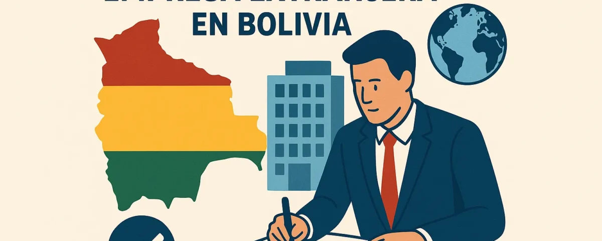 constitución de una empresa extranjera en Bolivia