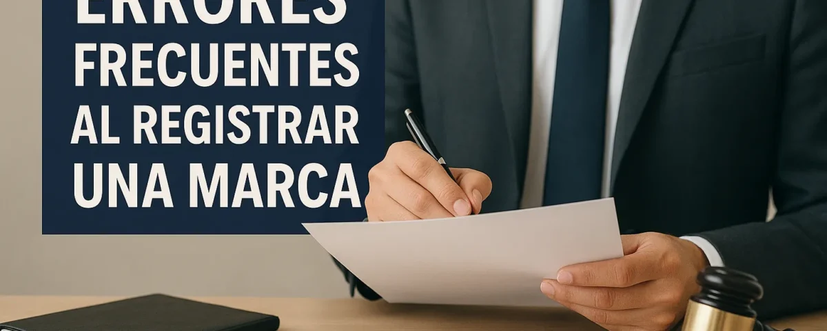 Errores frecuentes al registrar una marca