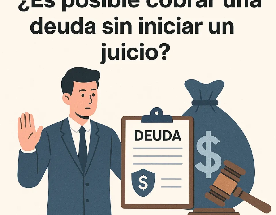 ¿Es posible cobrar una deuda sin iniciar un juicio?